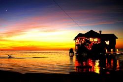 roatan, honduras. december 30 sunset,my last one of the y... by Shawn Jackson 